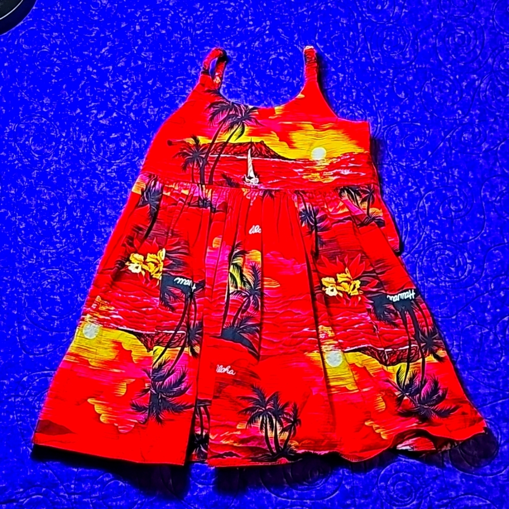 Toddler Hawaiian Luau Dress